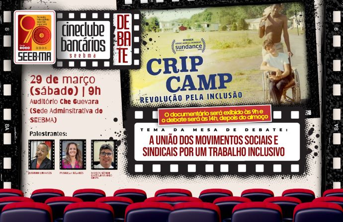 CineClube sobre incluso no trabalho no dia 29/3